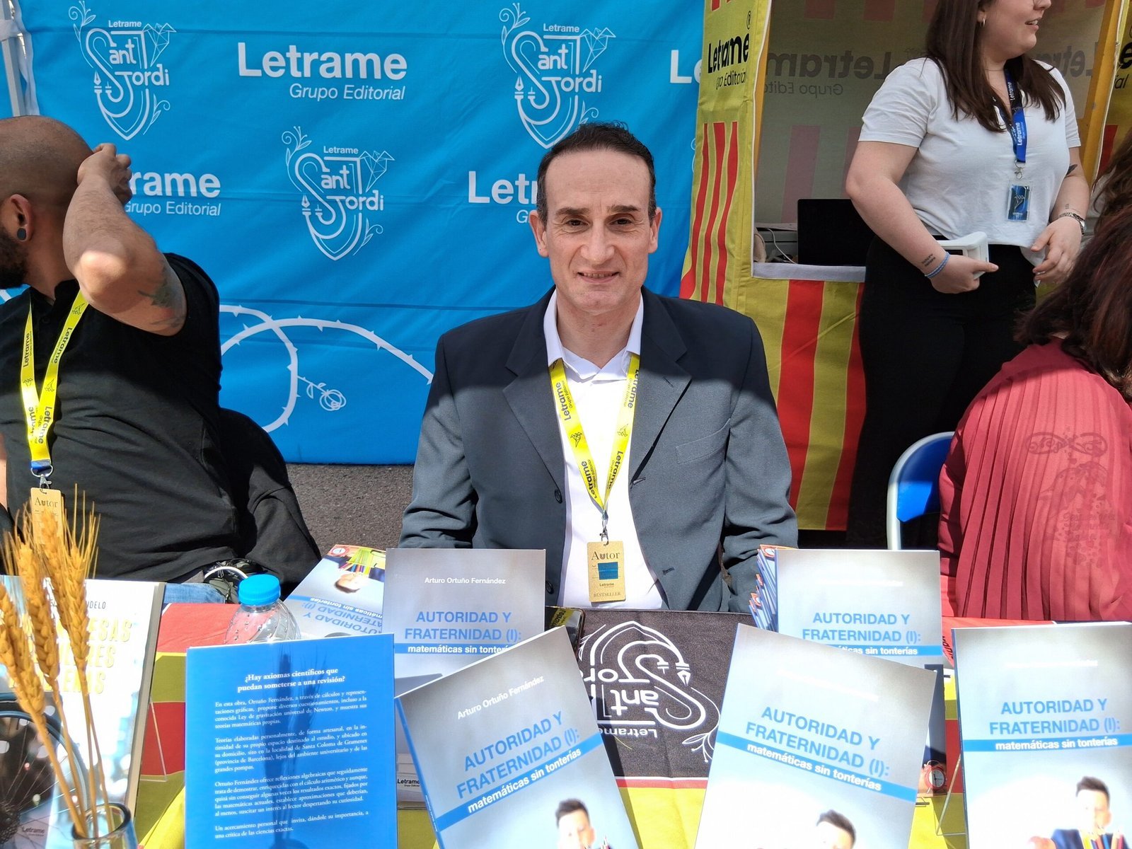 Una nueva visión de las matemáticas sorprendió en Sant Jordi 2025 con Ortuño Fernández y Editorial Letrame