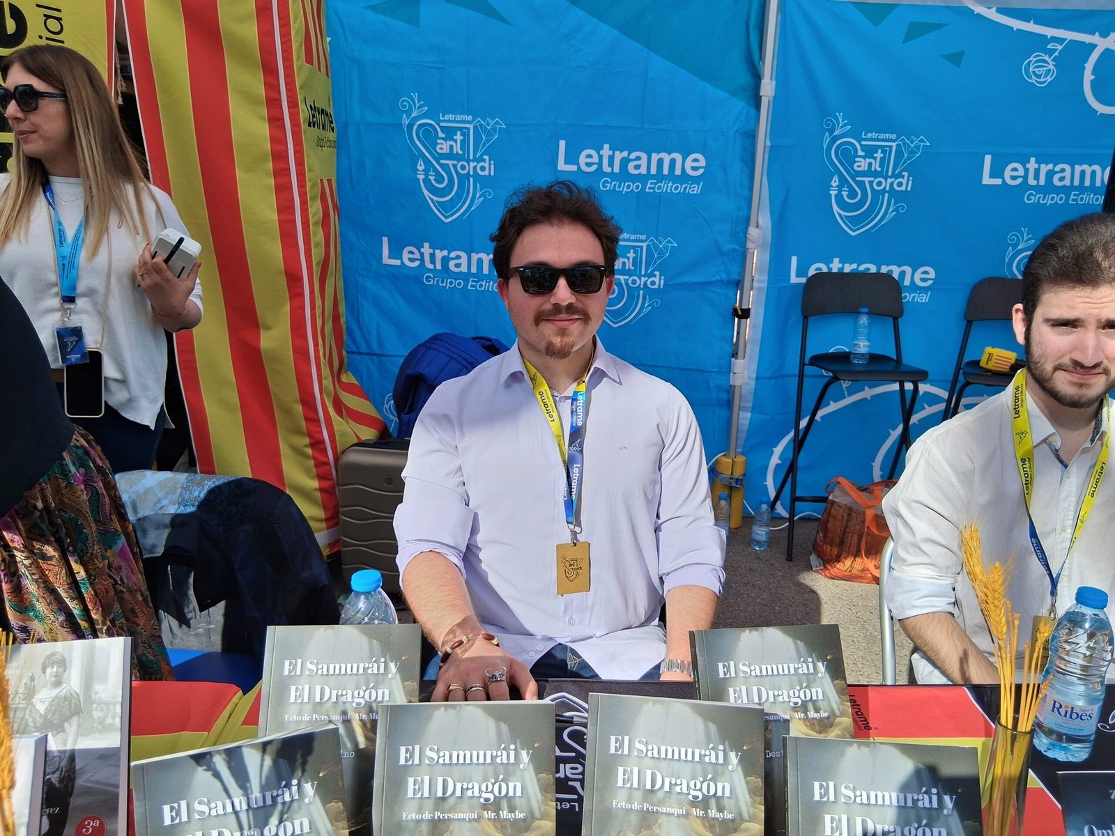 Ecto de Persanqui - Mr. Maybe presentó El Samurái y El Dragón en Sant Jordi 2025 con la Editorial Letrame